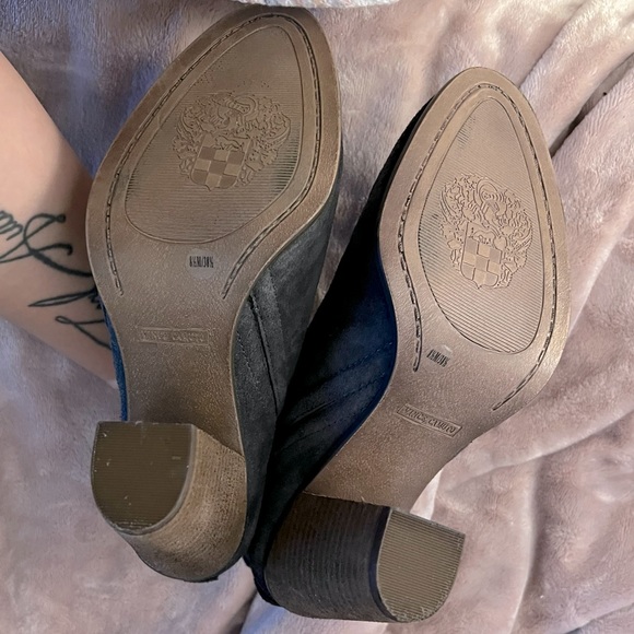 Vince Camuto Francia Bootie Boots Winter Dark Grey Suede Womens Size 8.5 M - Picture 8 of 8